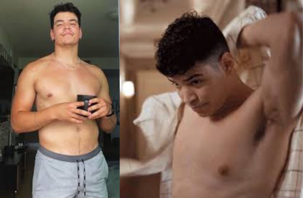 aaron dominguez shirtless